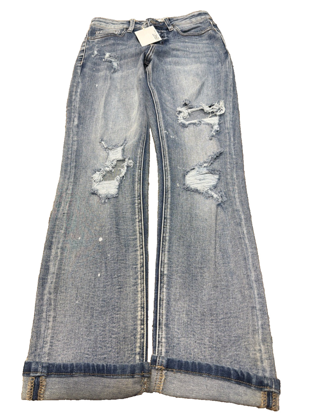 NWT VERVET Skeeter Distressed Boyfriend Jeans Size 25 V2787